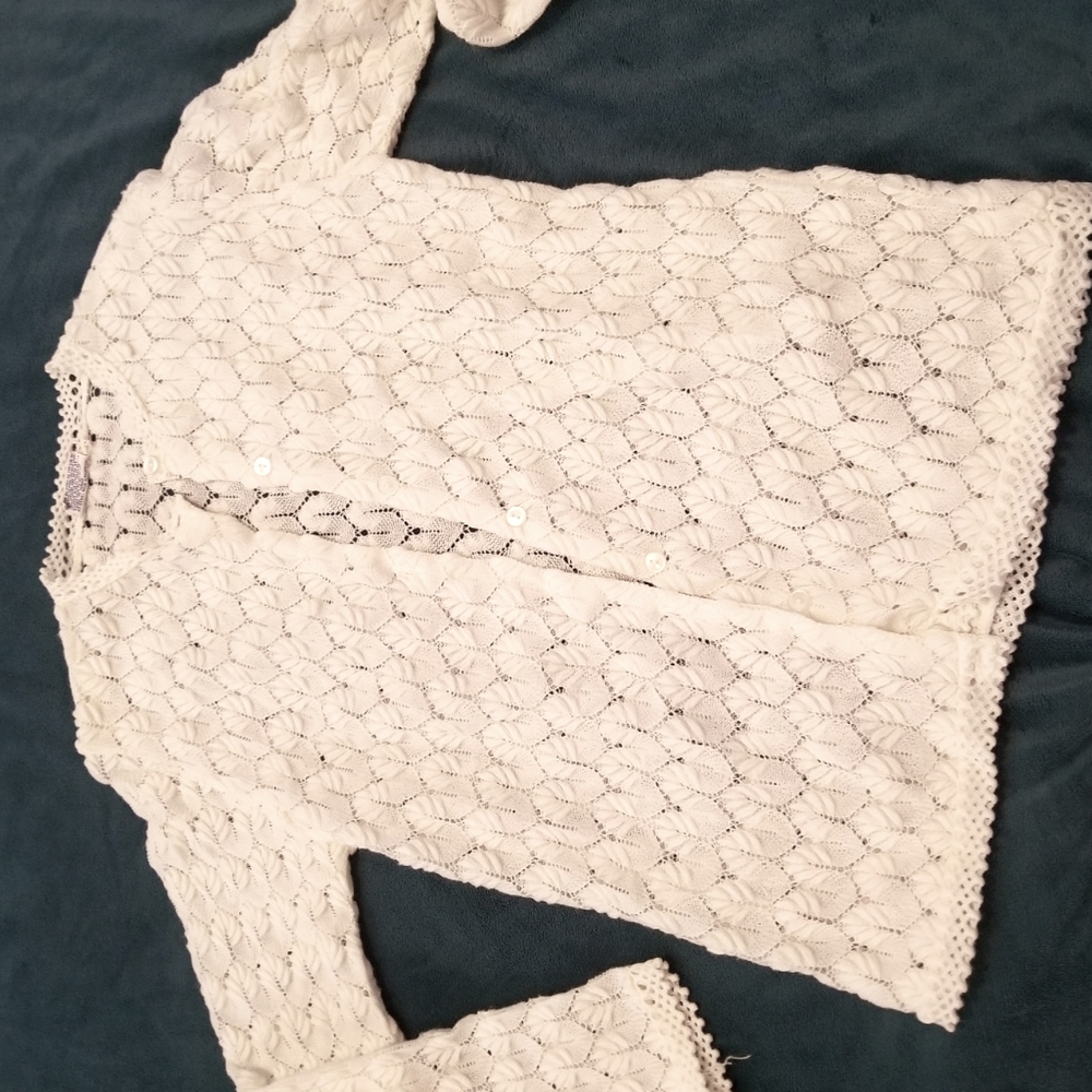 Vintage Women's Crocheted Cardigan